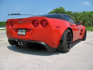 LOMA® GT2 wide body on a Corvette ZR1