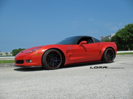 LOMA® GT2 wide body on a Corvette ZR1